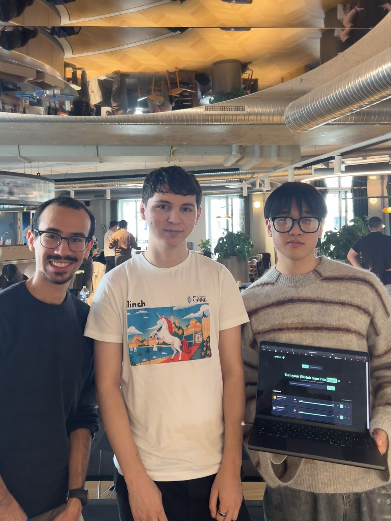 The GitBeat team at Europe Paris AI Hackathon